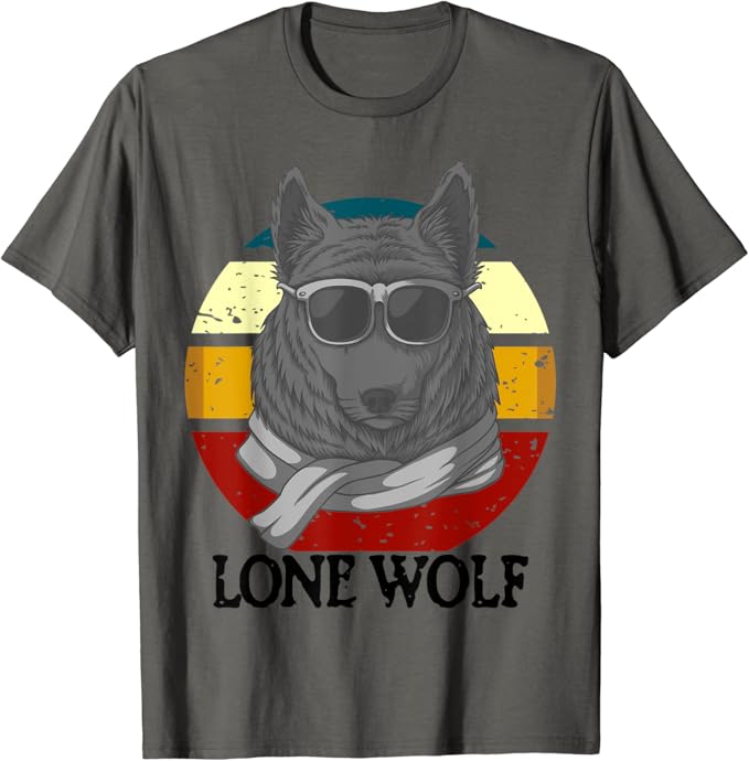 Lone Wolf Shirt for Women,Wolf Pack Lone Wolf Shirts for Men TShirt